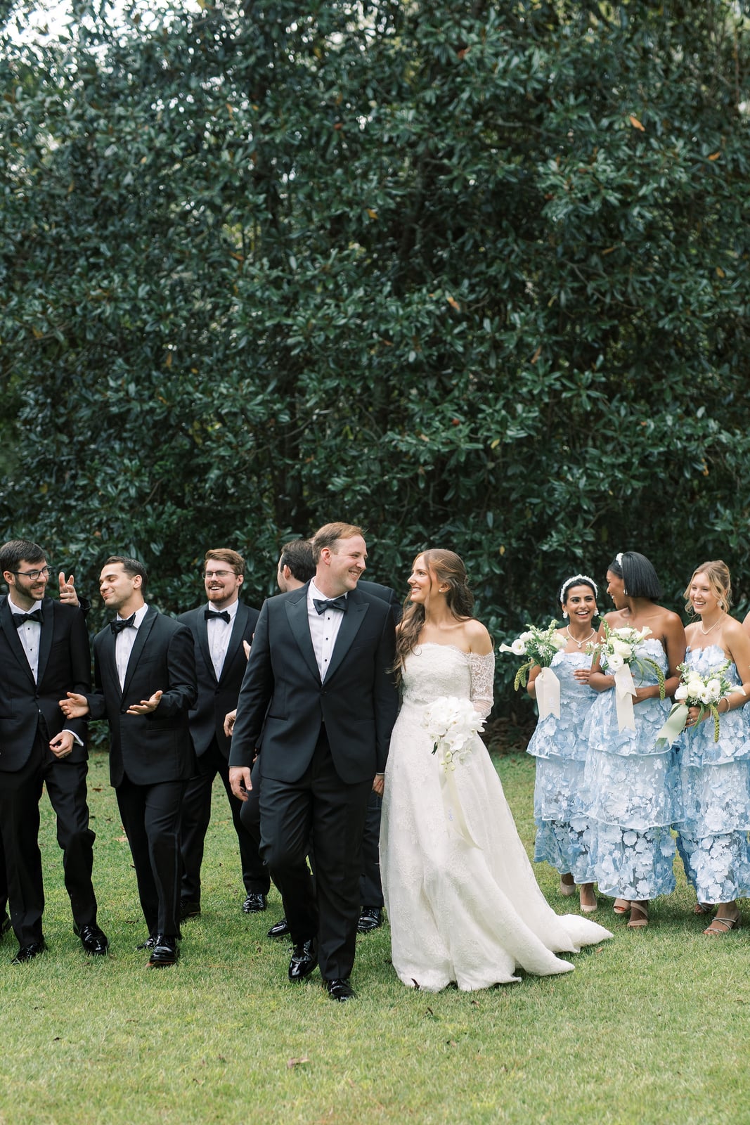 A moment from the Hartnett wedding — designed by Lael Florals