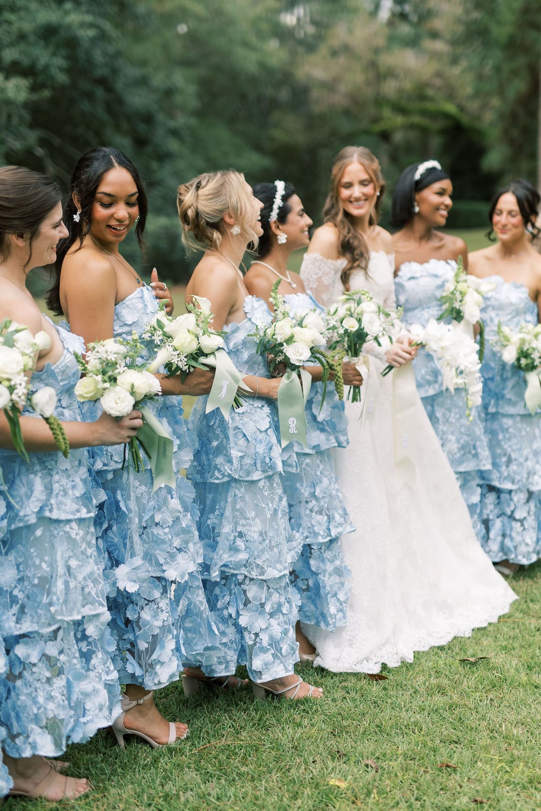 A moment from the Hartnett wedding — designed by Lael Florals