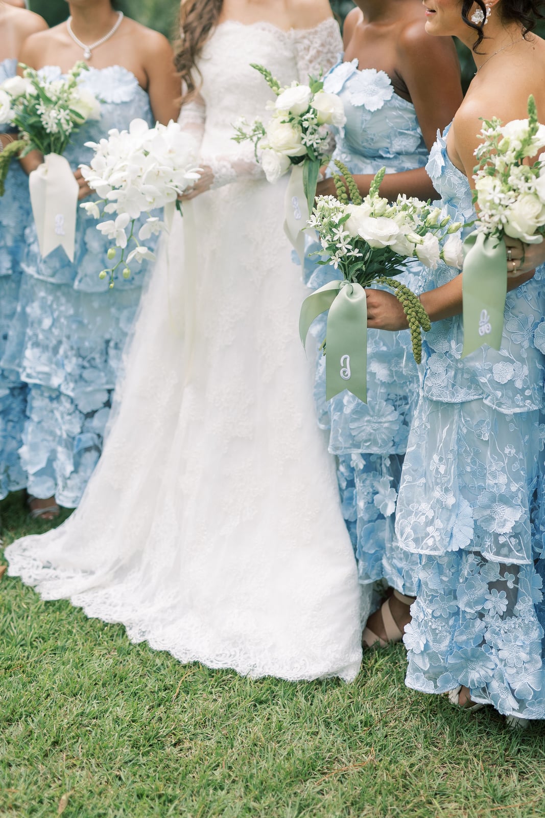 A moment from the Hartnett wedding — designed by Lael Florals