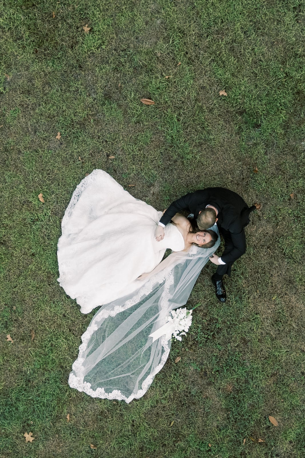 A moment from the Hartnett wedding — designed by Lael Florals